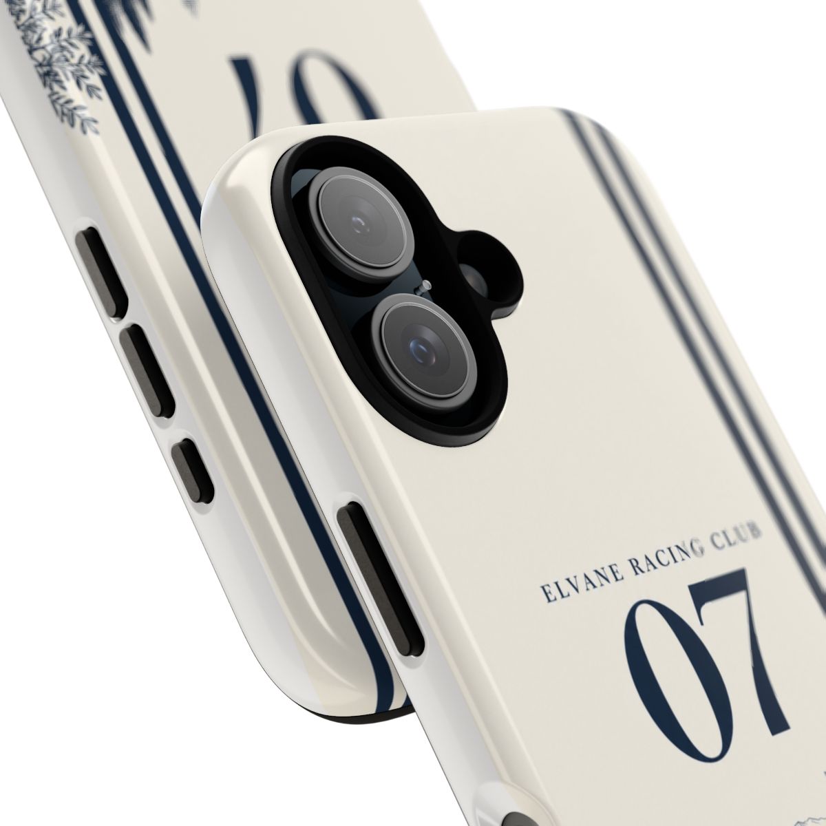 Coque Racing Club ELVANE — gros plan sur l’impression