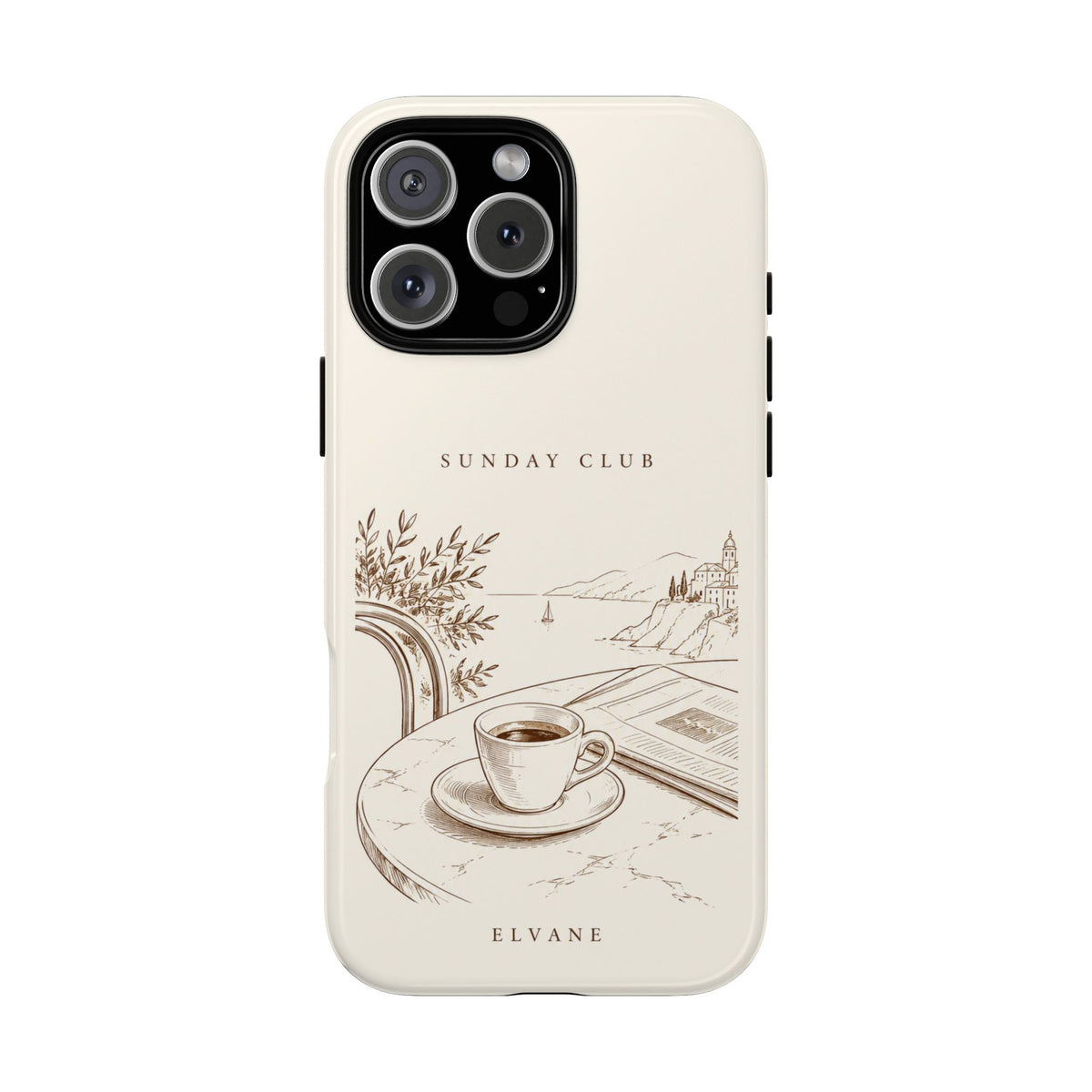 Coque Sunday Club ELVANE sur iPhone 16 Pro Max
