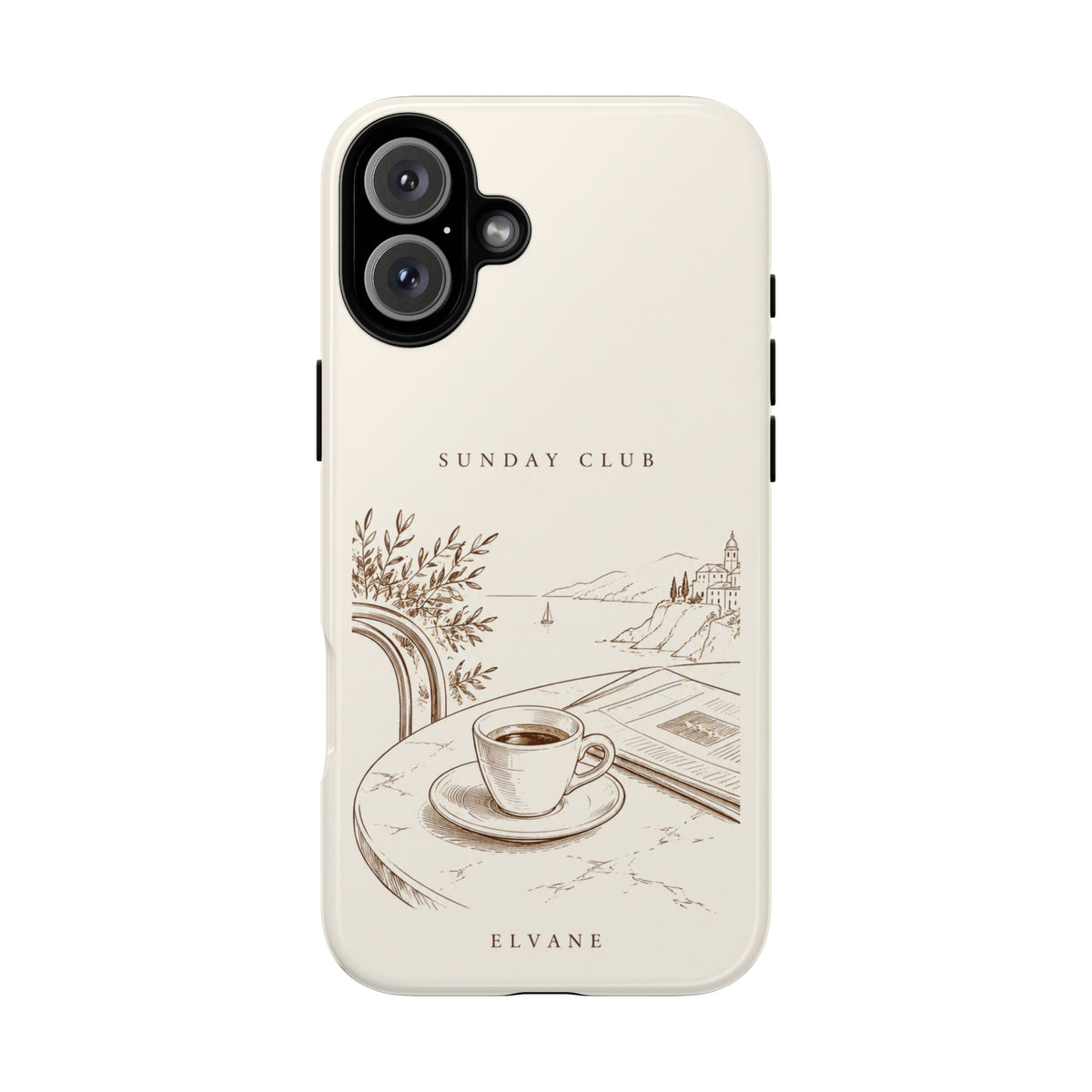 Coque Sunday Club ELVANE sur iPhone 16 Plus