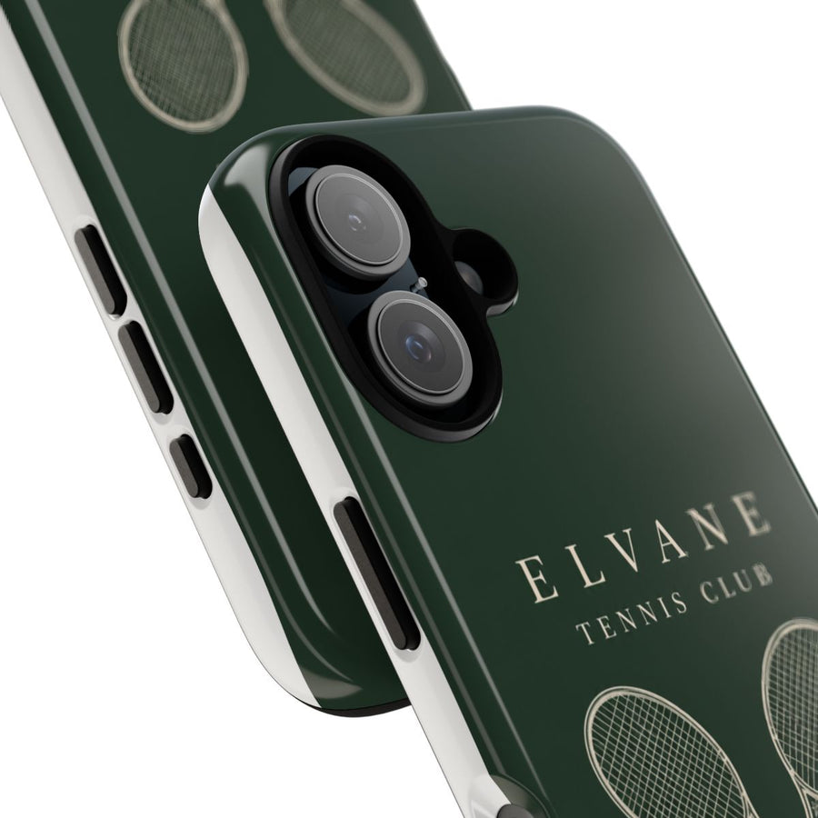 Coque Tennis Club ELVANE — gros plan sur l’impression